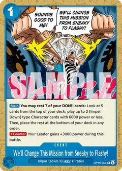 We'll Change This Mission from Sneaky to Flashy! (OP16-059) [The Time of Battle]-1