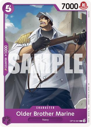 Older Brother Marine (OP16-061) [The Time of Battle] - Deck Out Gaming