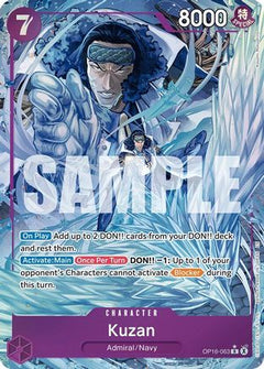Kuzan (Alternate Art) (OP16-063) [The Time of Battle] Foil-1