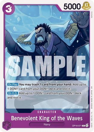 Benevolent King of the Waves (OP16-071) [The Time of Battle] - Deck Out Gaming