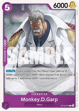 Monkey.D.Garp (OP16-075) [The Time of Battle]-1