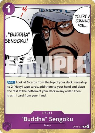 "Buddha" Sengoku (OP16-077) [The Time of Battle] Foil - Deck Out Gaming