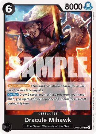 Dracule Mihawk (OP16-089) [The Time of Battle] - Deck Out Gaming
