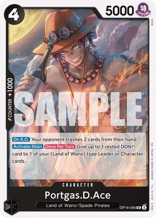 Portgas.D.Ace (094) (OP16-094) [The Time of Battle] - Deck Out Gaming