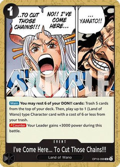I've Come Here... To Cut Those Chains!!! (OP16-099) [The Time of Battle]-1