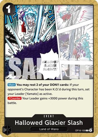 Hallowed Glacier Slash (OP16-100) [The Time of Battle]-1