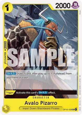 Avalo Pizarro (OP16-102) [The Time of Battle] - Deck Out Gaming
