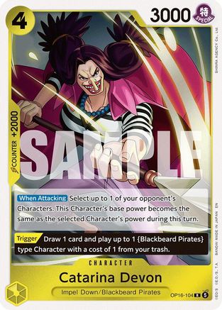 Catarina Devon (OP16-104) [The Time of Battle] Foil - Deck Out Gaming