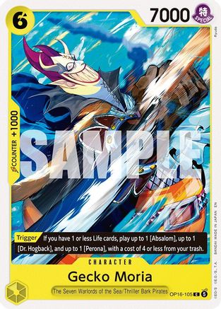 Gecko Moria (OP16-105) [The Time of Battle]