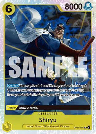 Shiryu (OP16-108) [The Time of Battle] Foil - Deck Out Gaming
