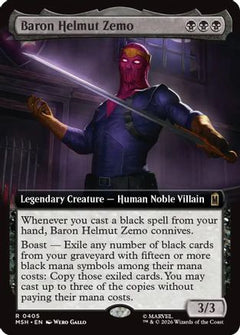 Baron Helmut Zemo (Extended Art) (405) [Marvel Super Heroes] foil - Deck Out Gaming