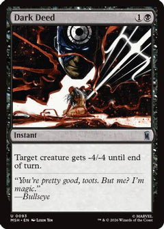 Dark Deed (93) [Marvel Super Heroes] foil - Deck Out Gaming