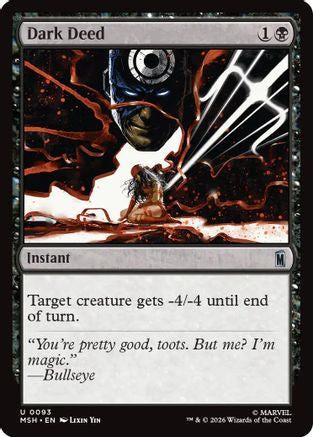 Dark Deed (93) [Marvel Super Heroes] - Deck Out Gaming