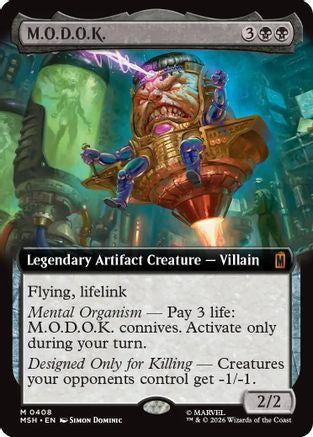 M.O.D.O.K. (Extended Art) (408) [Marvel Super Heroes] foil - Deck Out Gaming