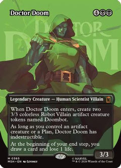 Doctor Doom (Borderless) (365) (365) [Marvel Super Heroes] - Deck Out Gaming