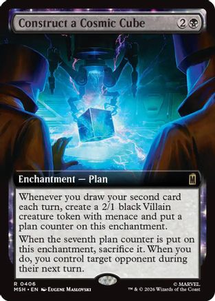 Construct a Cosmic Cube (Extended Art) (406) [Marvel Super Heroes] - Deck Out Gaming