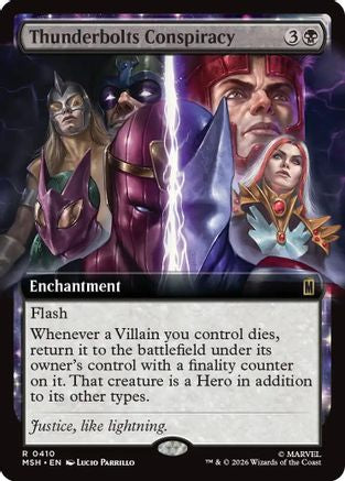 Thunderbolts Conspiracy (Extended Art) (410) [Marvel Super Heroes] foil - Deck Out Gaming