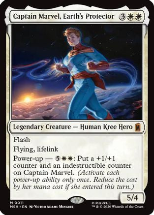 Captain Marvel, Earth's Protector (11) [Marvel Super Heroes] - Deck Out Gaming