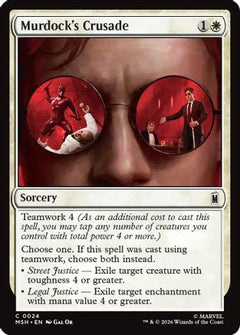 Murdock's Crusade (24) [Marvel Super Heroes] foil - Deck Out Gaming