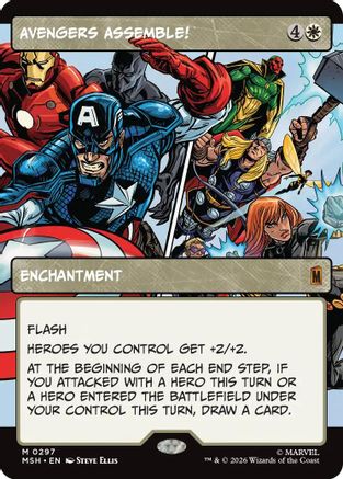 Avengers Assemble! (Borderless) (0297) (297) [Marvel Super Heroes] - Deck Out Gaming