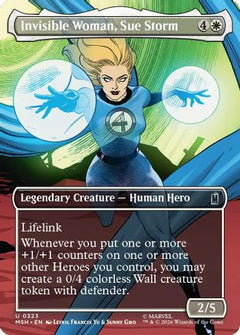 Invisible Woman, Sue Storm (Borderless) (323) [Marvel Super Heroes] foil - Deck Out Gaming