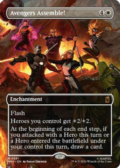 Avengers Assemble! (Borderless) (0341) (341) [Marvel Super Heroes] foil - Deck Out Gaming