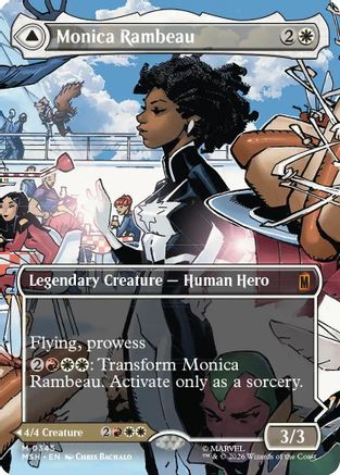 Monica Rambeau (Borderless) (0345) (345) [Marvel Super Heroes] foil - Deck Out Gaming