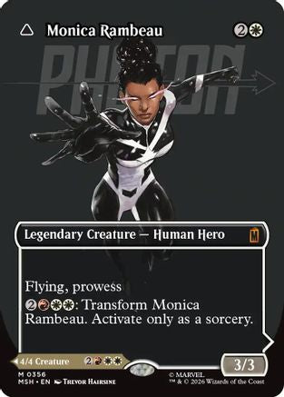 Monica Rambeau (Borderless) (0356) (356) [Marvel Super Heroes] foil - Deck Out Gaming