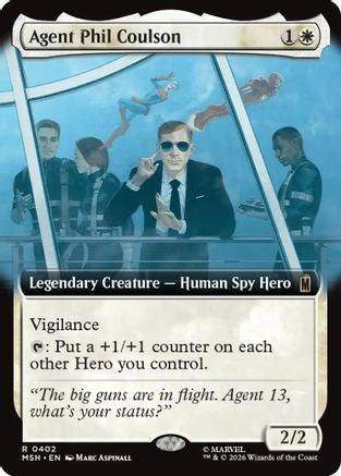 Agent Phil Coulson (Extended Art) (402) [Marvel Super Heroes] - Deck Out Gaming