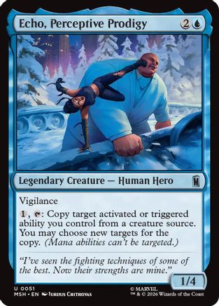 Echo, Perceptive Prodigy (51) [Marvel Super Heroes] foil - Deck Out Gaming