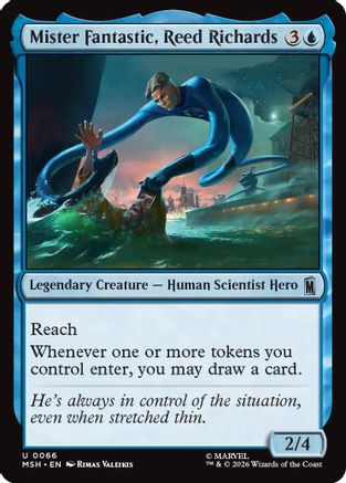 Mister Fantastic, Reed Richards (66) [Marvel Super Heroes] foil - Deck Out Gaming