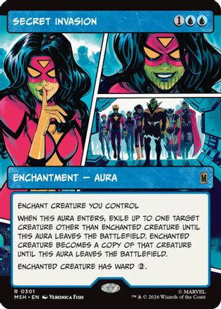Secret Invasion (Borderless) (301) [Marvel Super Heroes] - Deck Out Gaming
