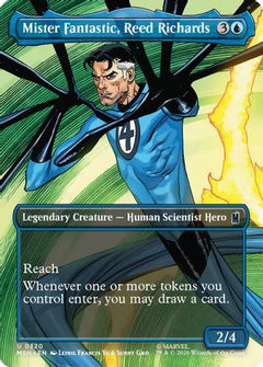 Mister Fantastic, Reed Richards (Borderless) (320) [Marvel Super Heroes] - Deck Out Gaming