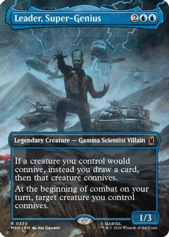 Leader, Super-Genius (Borderless) (330) [Marvel Super Heroes] foil - Deck Out Gaming