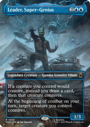 Leader, Super-Genius (Borderless) (330) [Marvel Super Heroes] foil - Deck Out Gaming