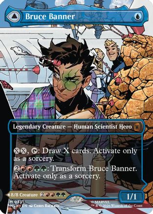 Bruce Banner(Borderless) (0331) (331) [Marvel Super Heroes] foil - Deck Out Gaming