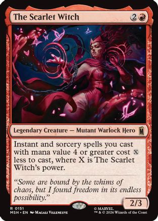 The Scarlet Witch (151) [Marvel Super Heroes] foil - Deck Out Gaming