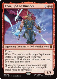 Thor, God of Thunder (156) [Marvel Super Heroes] foil - Deck Out Gaming