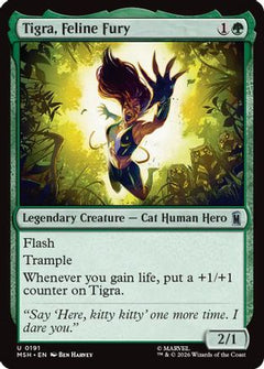 Tigra, Feline Fury (191) [Marvel Super Heroes] foil - Deck Out Gaming