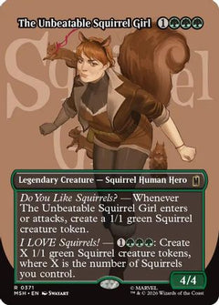 The Unbeatable Squirrel Girl (Borderless) (371) [Marvel Super Heroes] foil - Deck Out Gaming