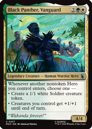 Black Panther, Vanguard (207) [Marvel Super Heroes] - Deck Out Gaming