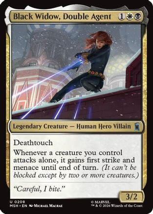Black Widow, Double Agent (208) [Marvel Super Heroes] - Deck Out Gaming