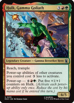 Hulk, Gamma Goliath (215) [Marvel Super Heroes] - Deck Out Gaming