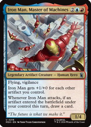 Iron Man, Master of Machines (216) [Marvel Super Heroes] - Deck Out Gaming