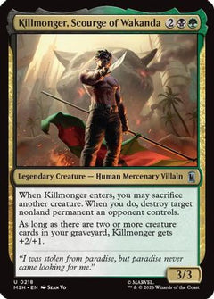 Killmonger, Scourge of Wakanda (218) [Marvel Super Heroes] - Deck Out Gaming