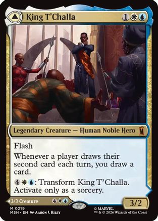 King T'Challa (219) [Marvel Super Heroes] - Deck Out Gaming