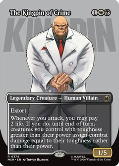 The Kingpin of Crime (Borderless) (0374) (374) [Marvel Super Heroes] - Deck Out Gaming