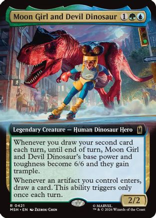 Moon Girl and Devil Dinosaur (Extended Art) (421) [Marvel Super Heroes] - Deck Out Gaming