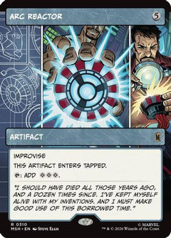 Arc Reactor (Borderless) (310) [Marvel Super Heroes] foil - Deck Out Gaming