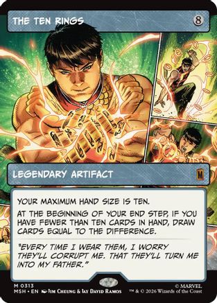 The Ten Rings (Borderless) (313) [Marvel Super Heroes] foil - Deck Out Gaming